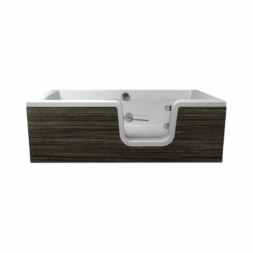 Cada de baie Carmen cu usa din sticla 170 x 80 x 55 cm Fibrex [4]