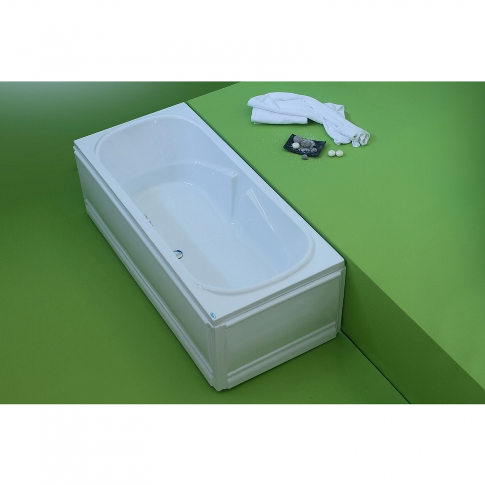 Cada de baie Favorit, alb 180 x 80 x 40 cm Fibrex [3]