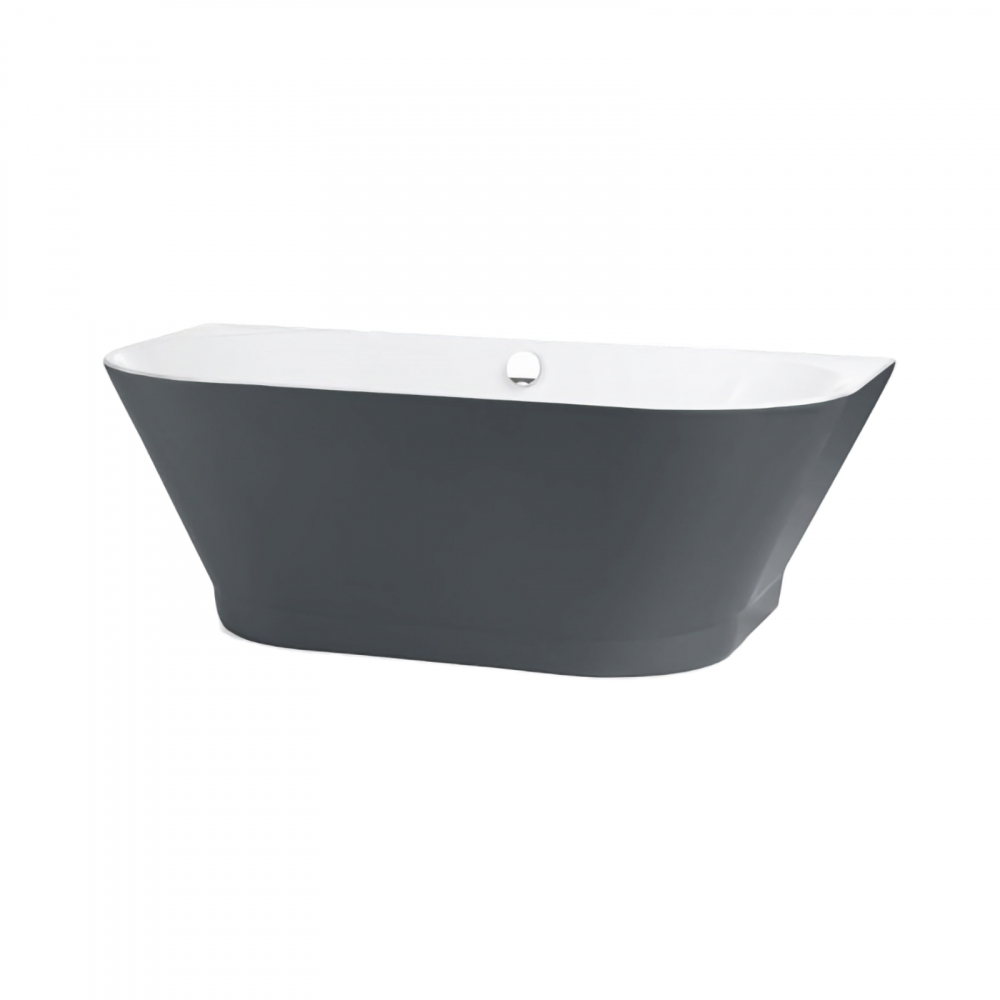 Cada de baie freestanding Bristol, gri antracit 170 x 80 x 60 cm Fibrex [2]