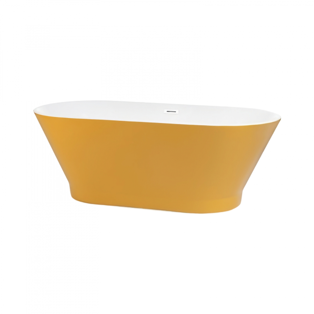 Cada de baie freestanding Oslo, Limonit 170 x 80 x 60 cm Fibrex [1]