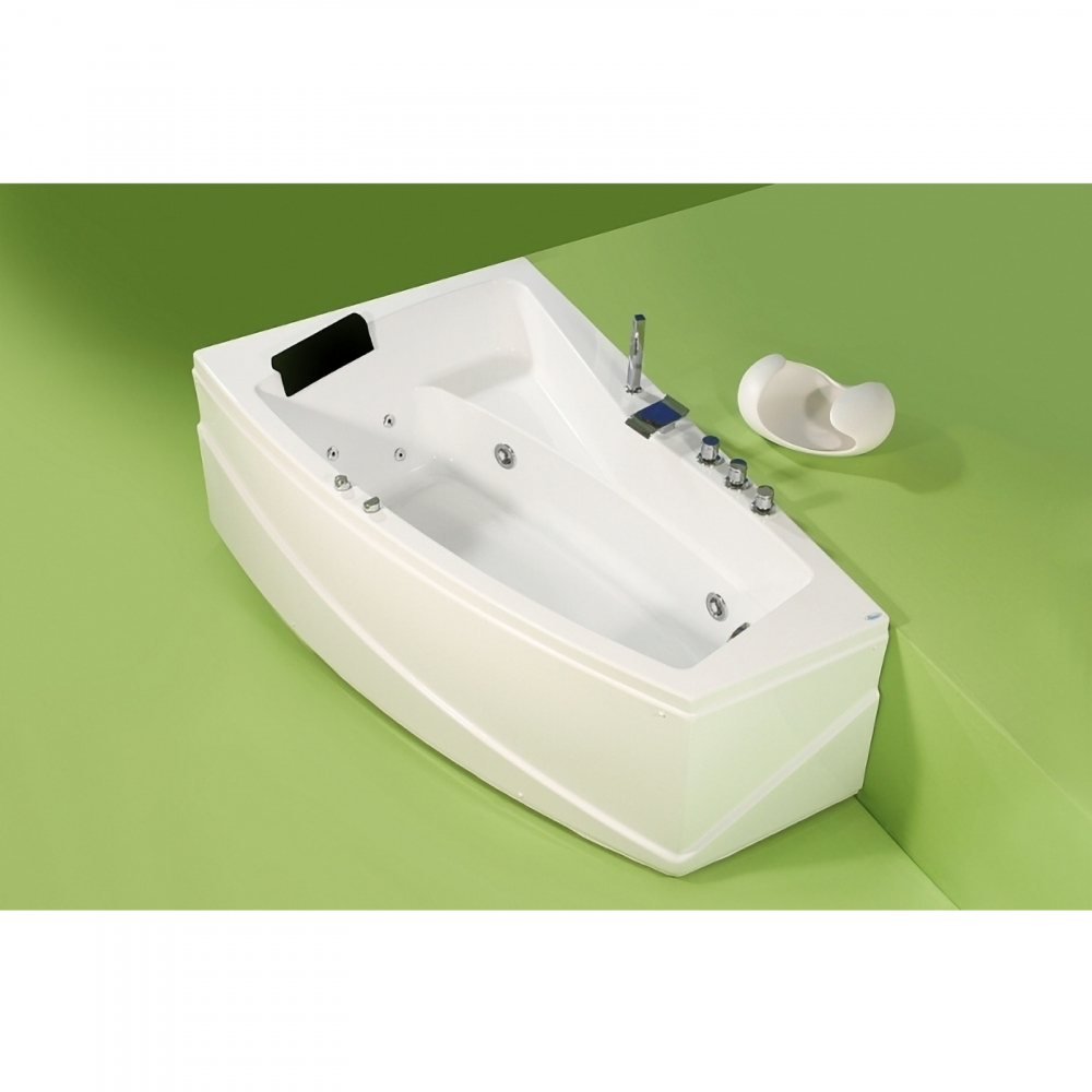 Cada de baie Greta, dreapta, alb 170 x 100 x 45 cm Fibrex [4]