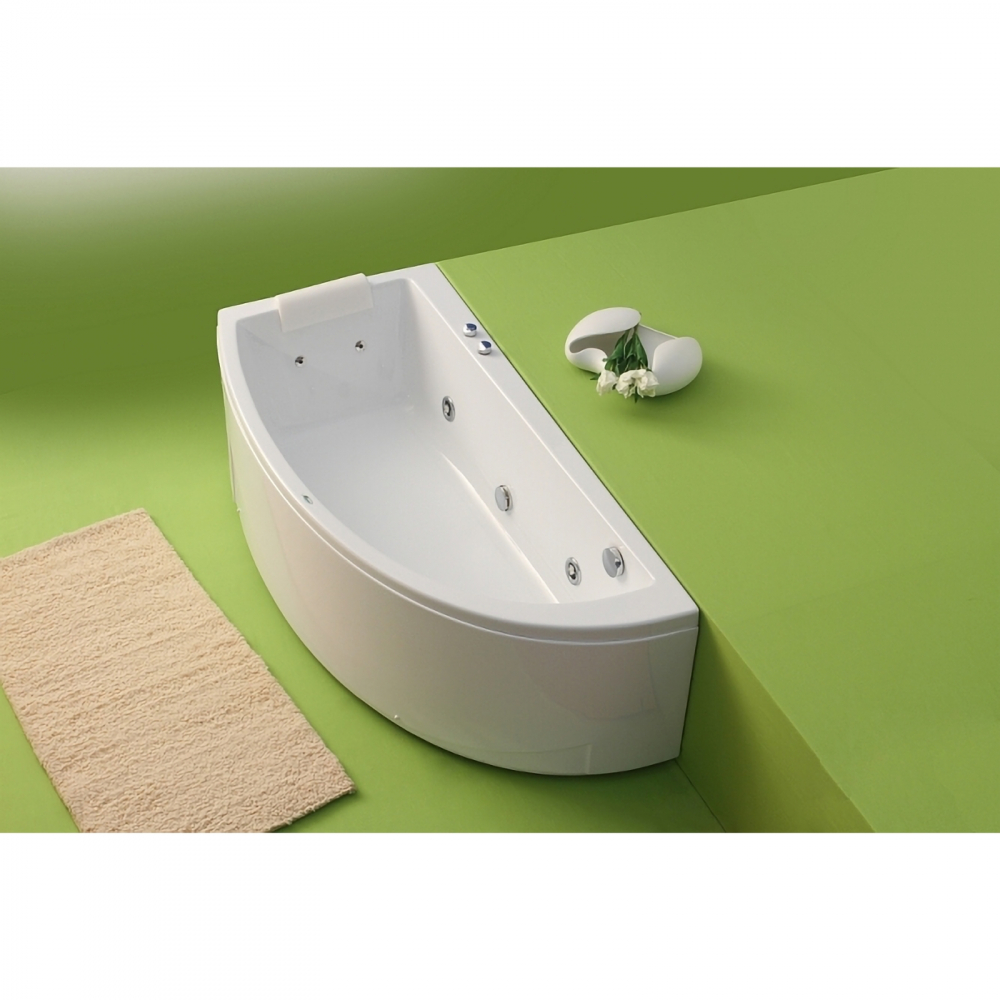 Cada de baie Neo, dreapta, alb 170 x 78 x 43 cm Fibrex [2]