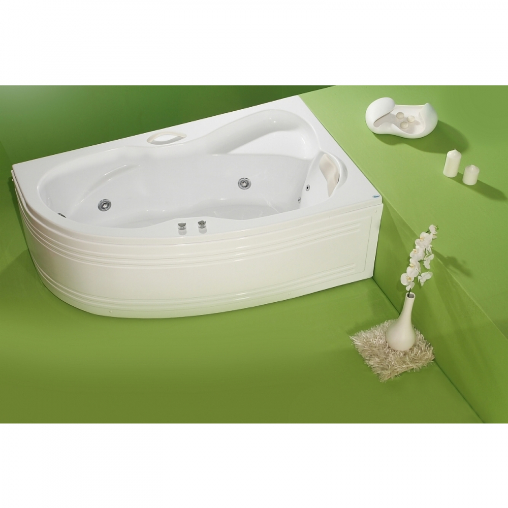 Cada de baie Nicole, dreapta, alb 170 x 100 x 40.5 cm Fibrex [4]