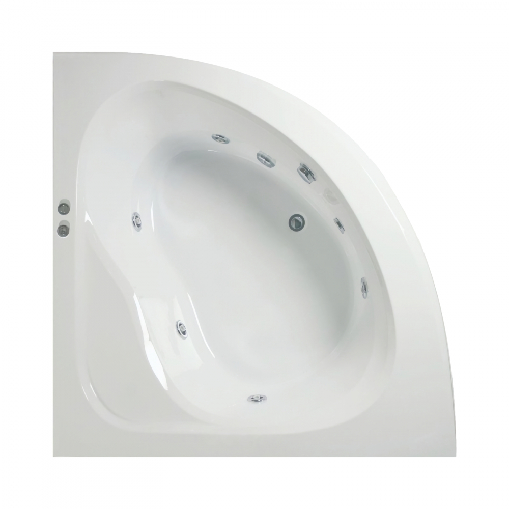 Cada de baie pe colt DAHLIA Hidro 150 x 150 x 47 cm Belform [1]