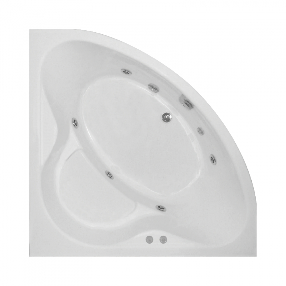 Cada de baie pe colt EQUILIBRA Hidro 140 x 140 x 44 cm Belform [1]