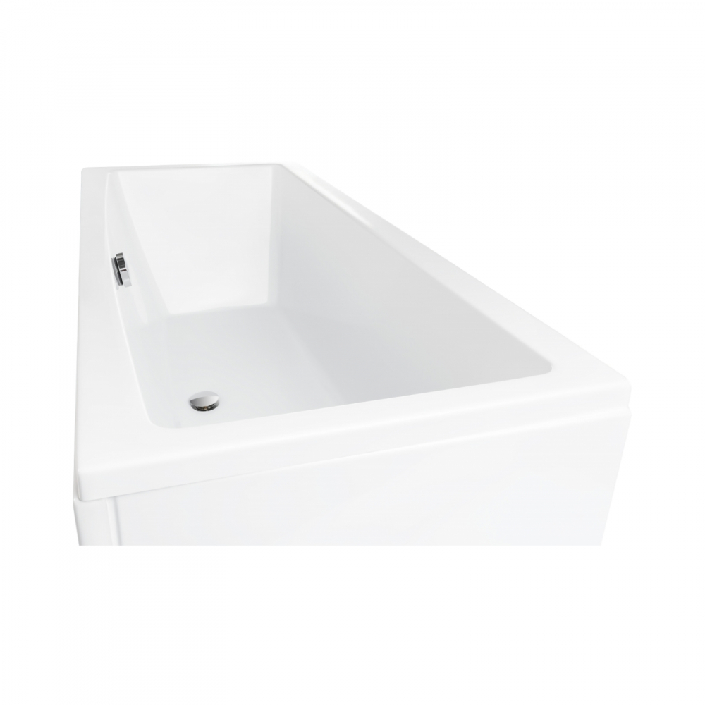 Cada de baie Sense I, dreapta, alb 170 x 75 x 45 cm Fibrex [4]