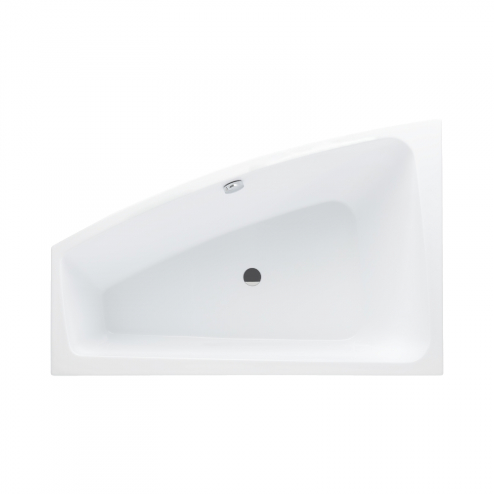 Cada de baie Sense II, asimetrica, dreapta, alb 150 x 100 x 45 cm Fibrex [1]