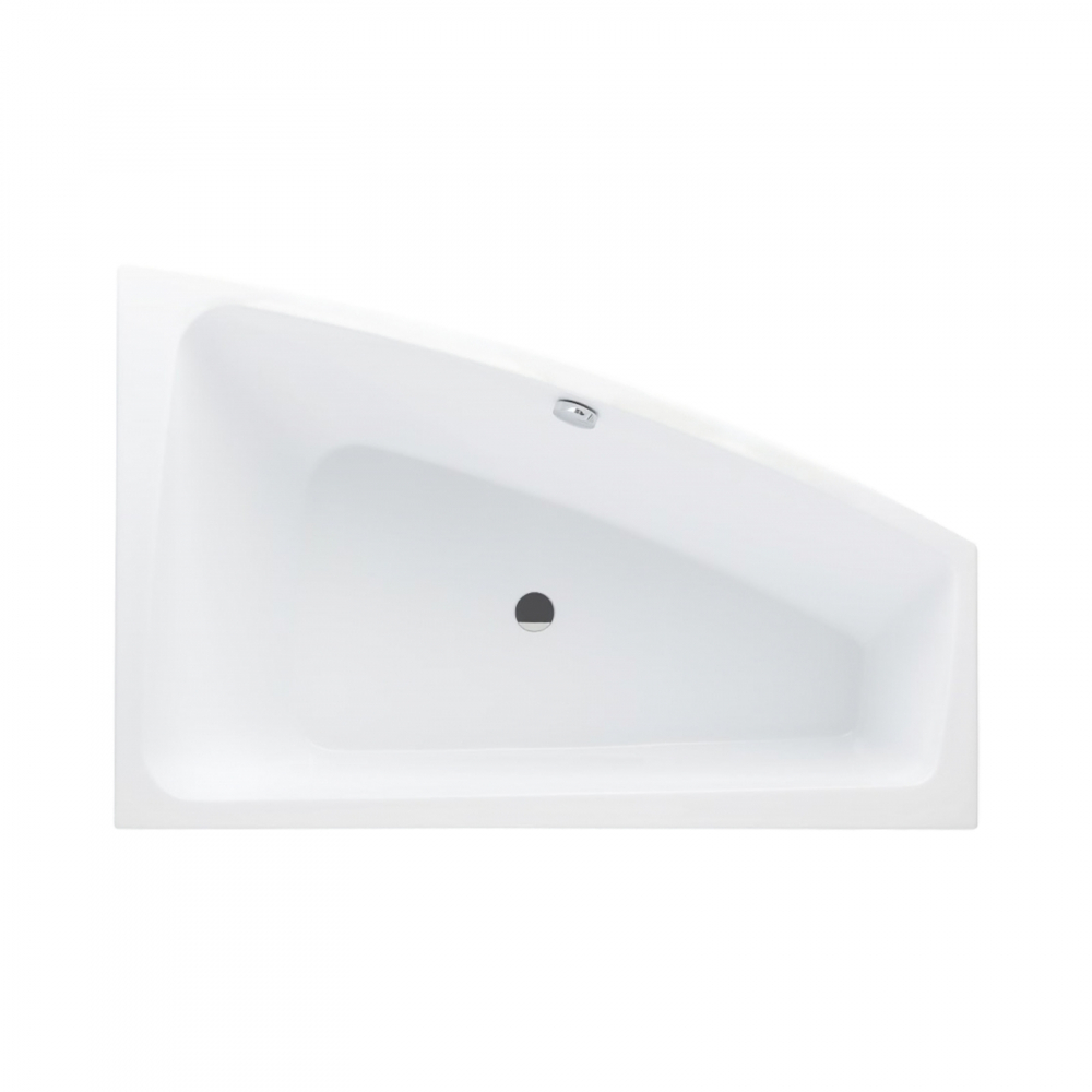 Cada de baie Sense II, asimetrica, stanga, alb 150 x 100 x 45 cm Fibrex [1]