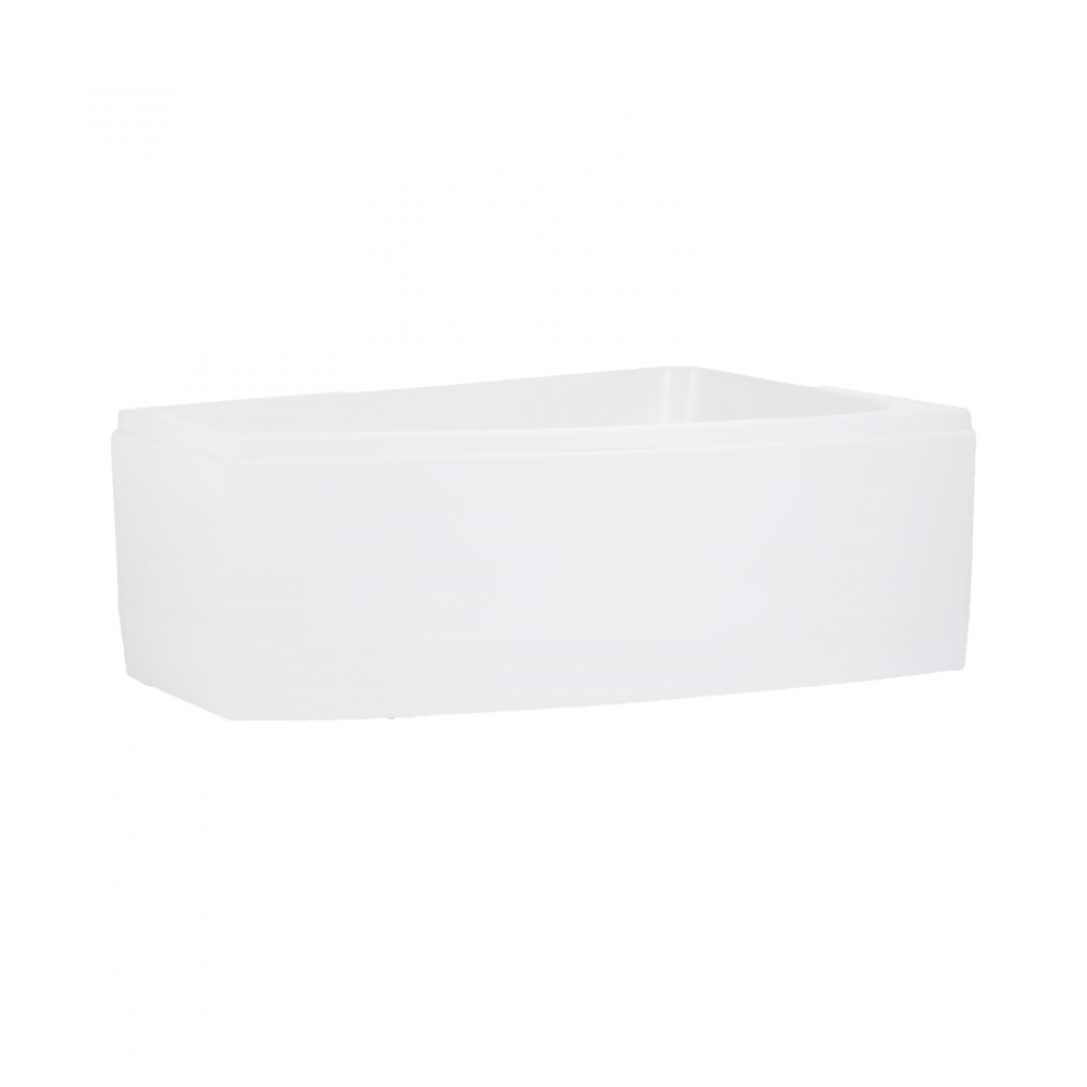 Cada de baie Sense II, asimetrica, stanga, alb 150 x 100 x 45 cm Fibrex [2]