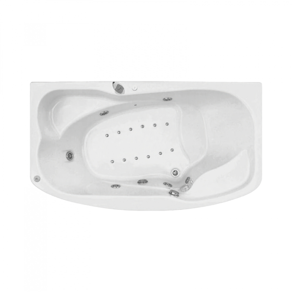 Cada de baie SUNSET Duo Tronic 180 x 100 x 45 cm Belform [1]