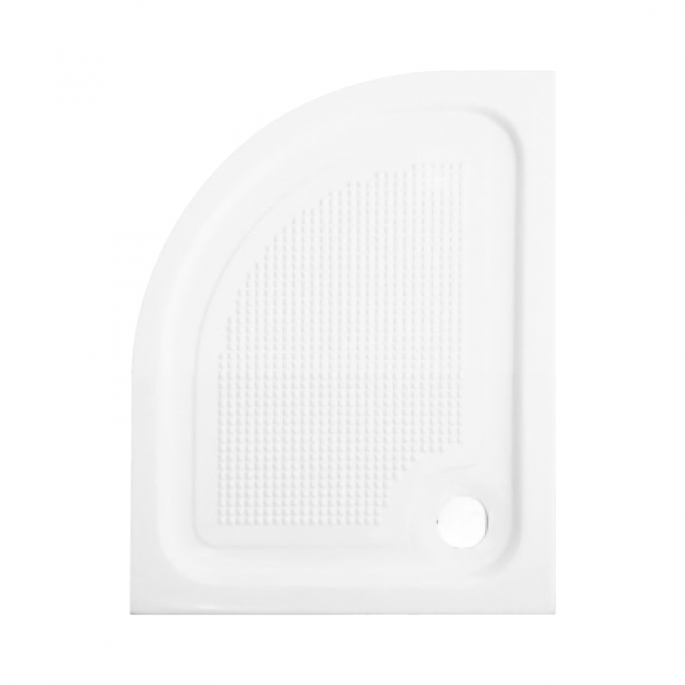 Cadita de dus Semirotunda dreapta CUBO 120 x 80 cm Belform [1]