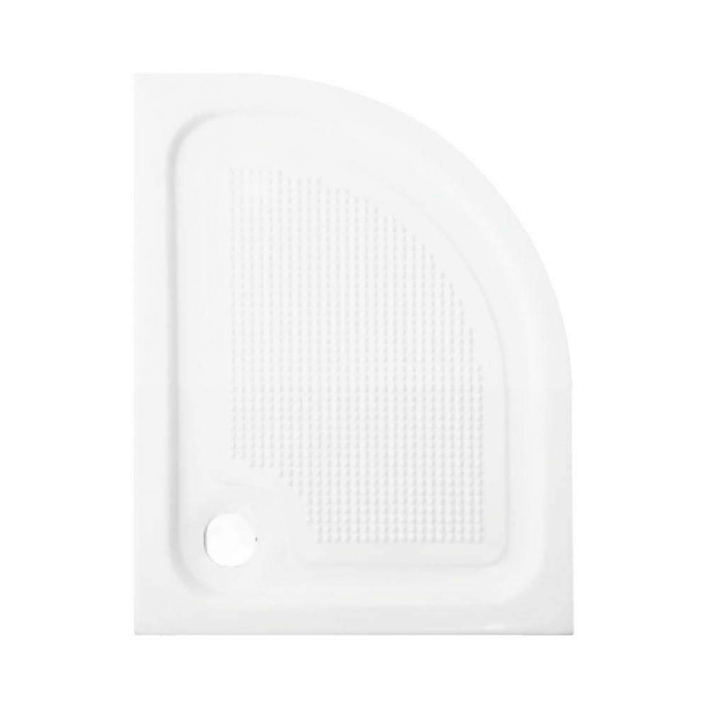 Cadita de dus Semirotunda stanga CUBO 90 x 70 cm Belform [1]
