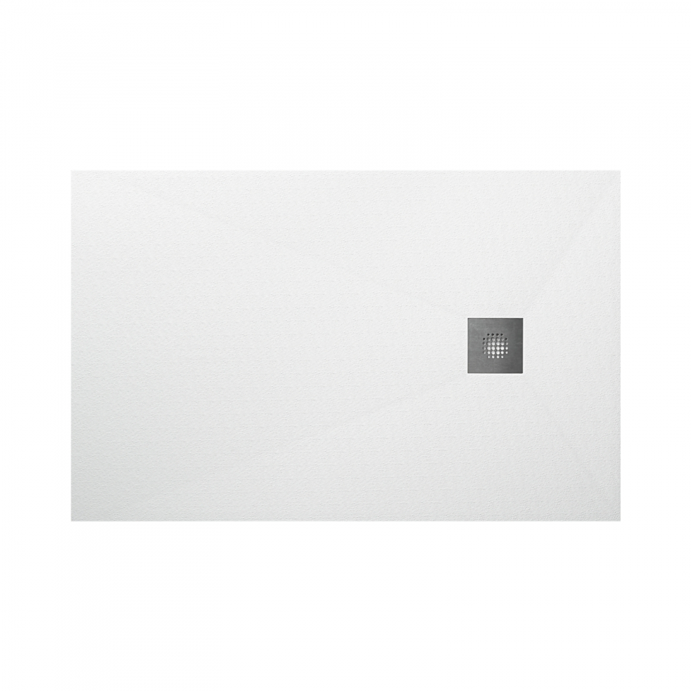 Cadita de dus slim ALUX, design picaturi, alb 120 x 90 cm Fibrex [1]