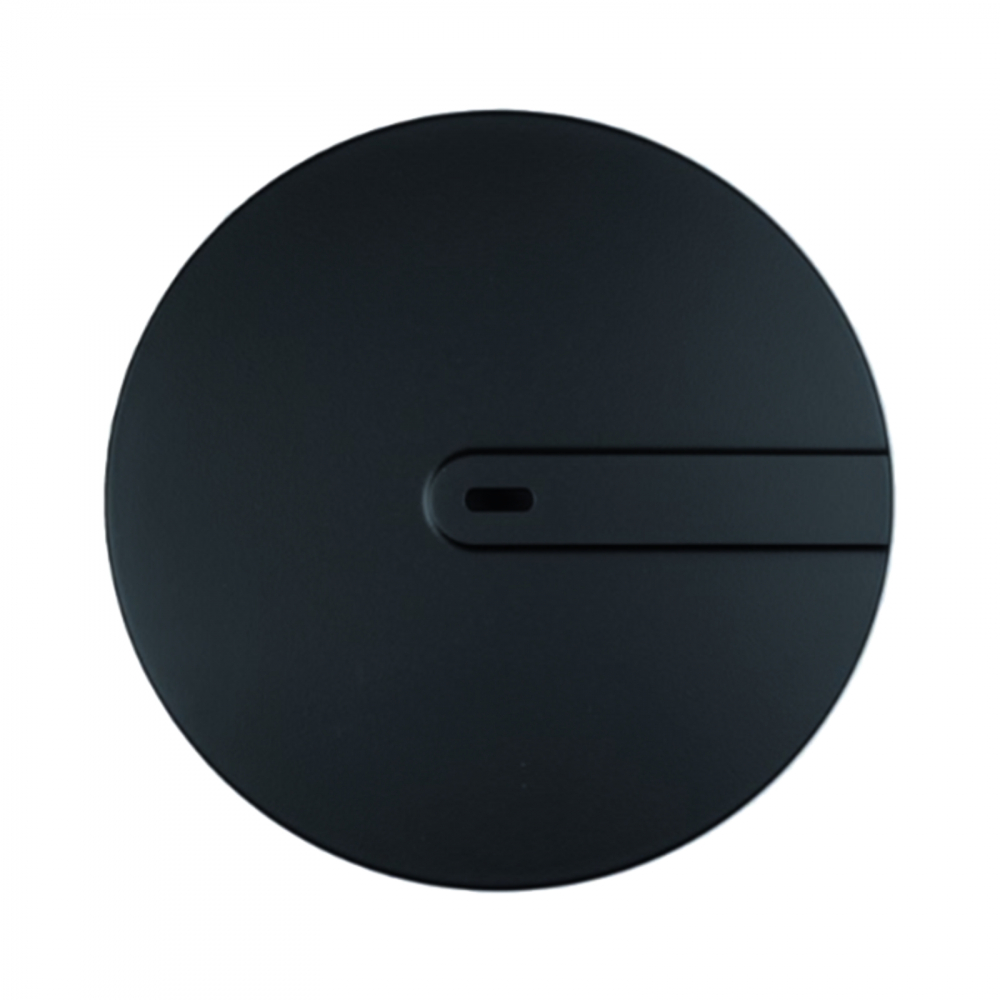 Capac sifon Slim Plus, ABS negru Dome WIRQUIN [1]