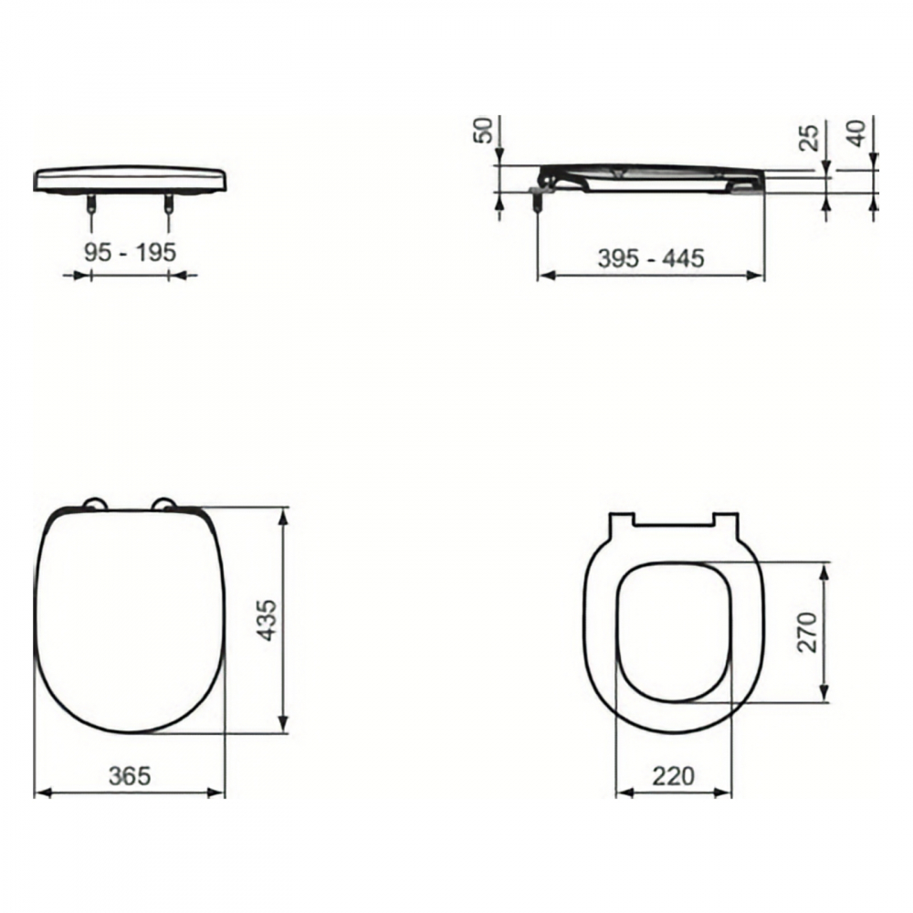 Capac vas WC, inchidere lenta Connect Space Ideal Standard [8]