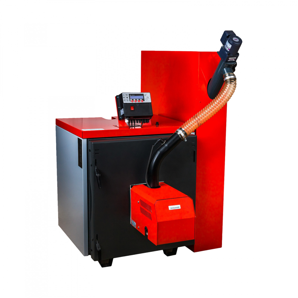 Cazan cu arzator automat pe pellet Thermostahl PLC 35 35 kW [1]