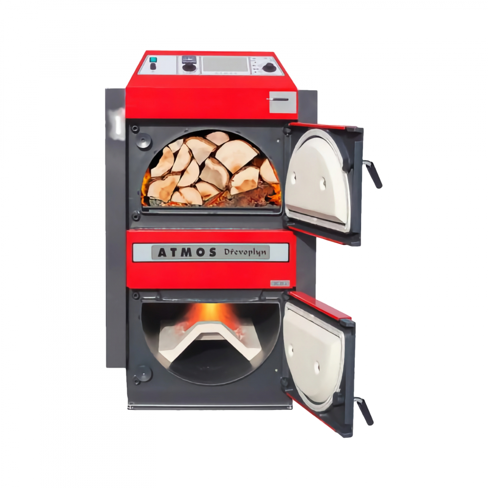 Cazan cu gazeificare dotat cu exhaustor de fum si serpentina de racire Atmos DC18S 20 kW [2]
