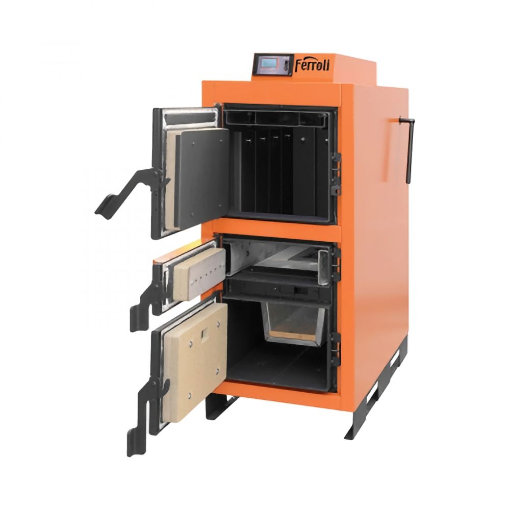 Cazan pe lemne cu gazeificare CGF PRO 32 + Regulator FLA250 [2]