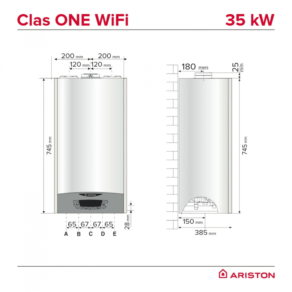 Centrala termica ARISTON Clas One WiFi 35 kW, ACM + AT [7]