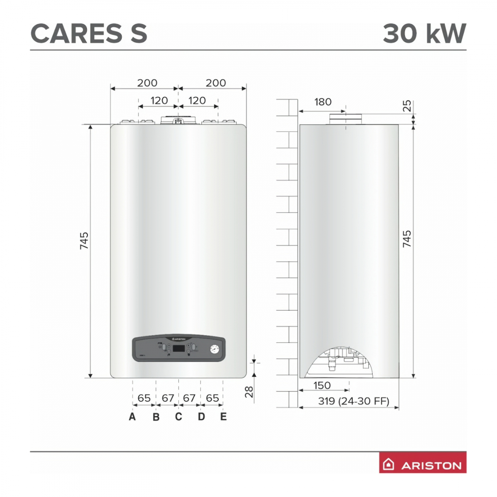 Centrala termica in condensare ARISTON Cares S 30 EU 30 kW [4]