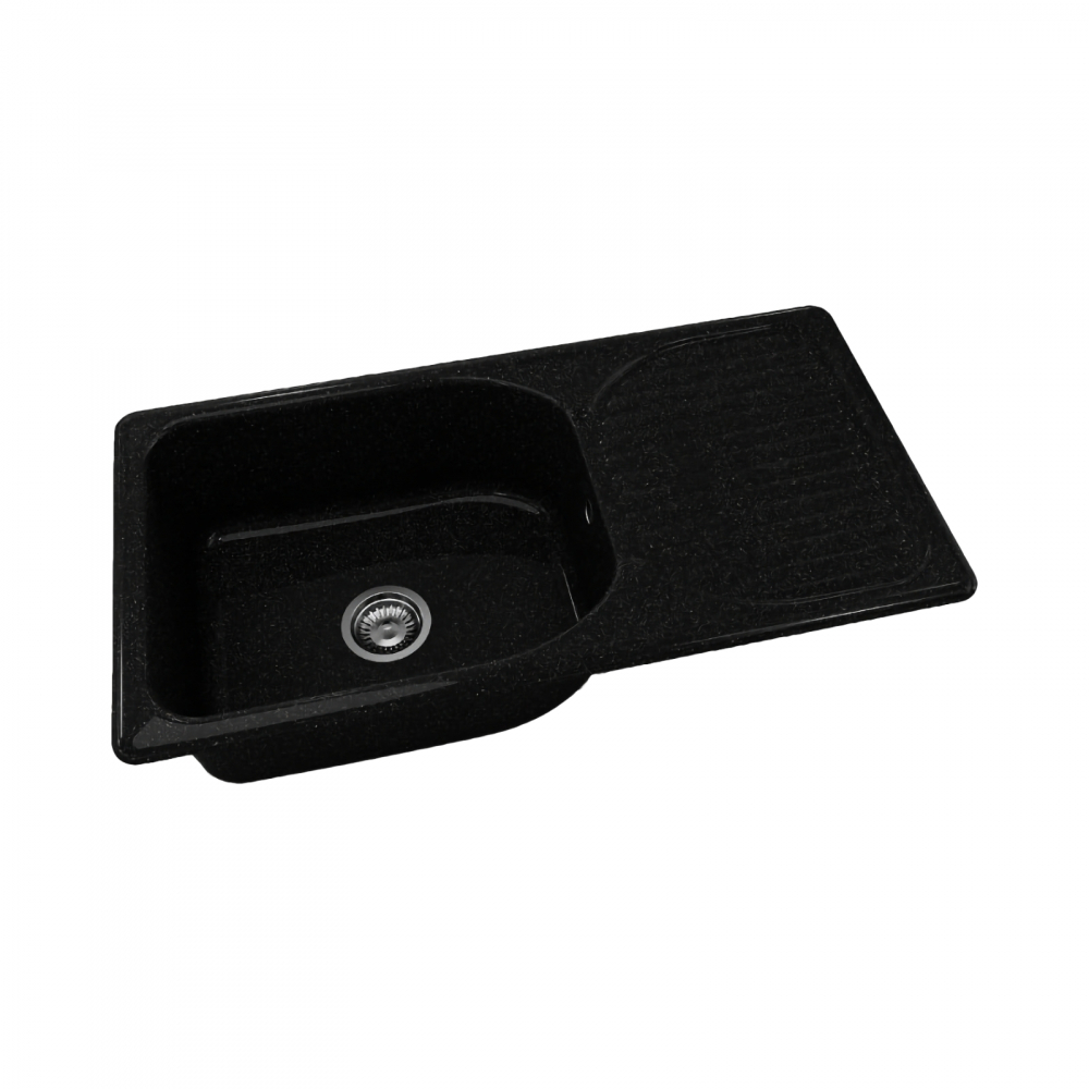 Chiuveta cu blat dreapta/stanga 212422 GALAXY BLACK FAT [1]