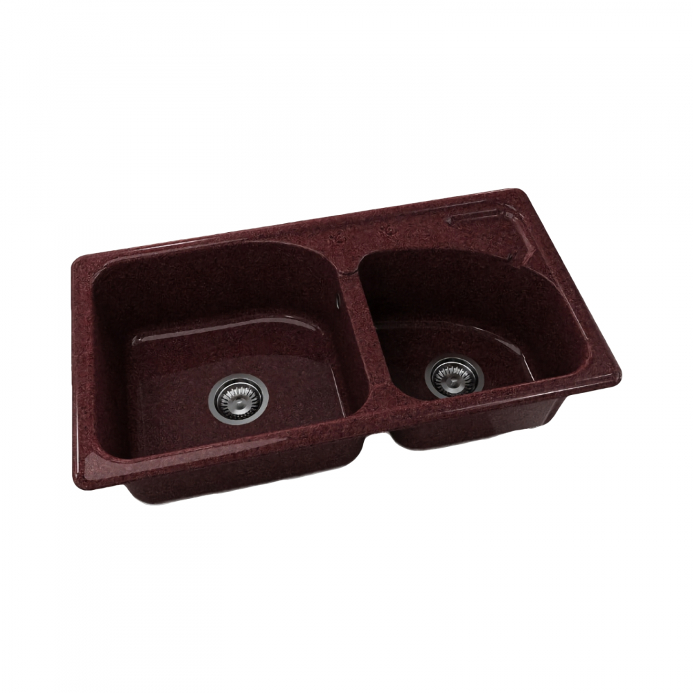 Chiuveta cu doua cuve 204100 BORDO FAT [1]