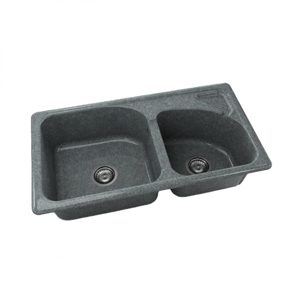 Chiuveta cu doua cuve 204254 SLATE FAT [1]