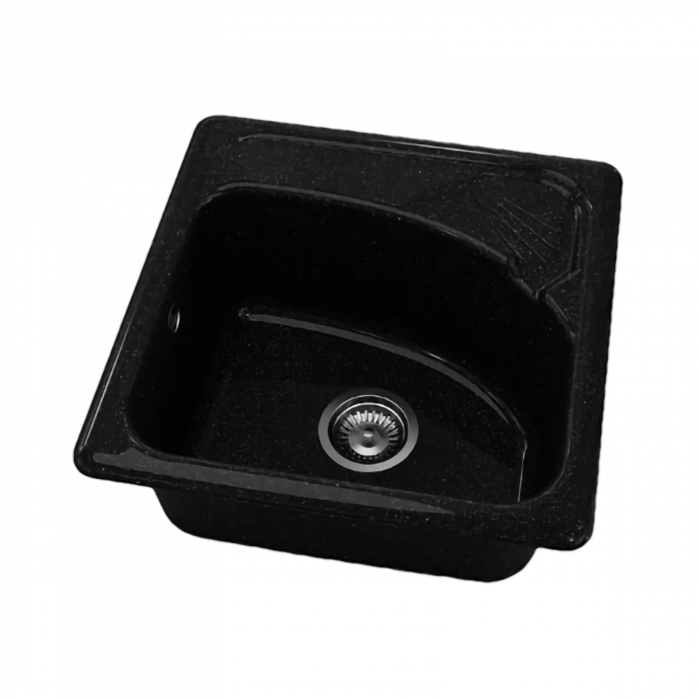 Chiuveta cu sapuniera 201422 GALAXY BLACK FAT [1]