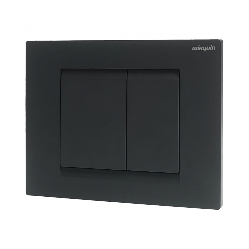 Placa de comanda negru mat, vopsita in camp electrostatic, cu dubla actionare WIRQUIN [1]