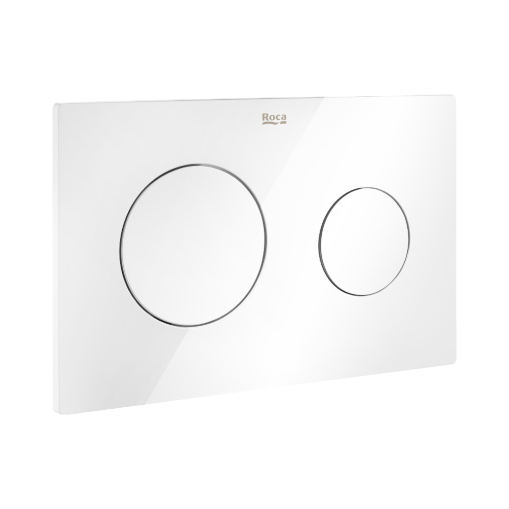 Clapeta dubla actionare pentru rezervor incastrat, alb, PL10 In-Wall Roca [1]