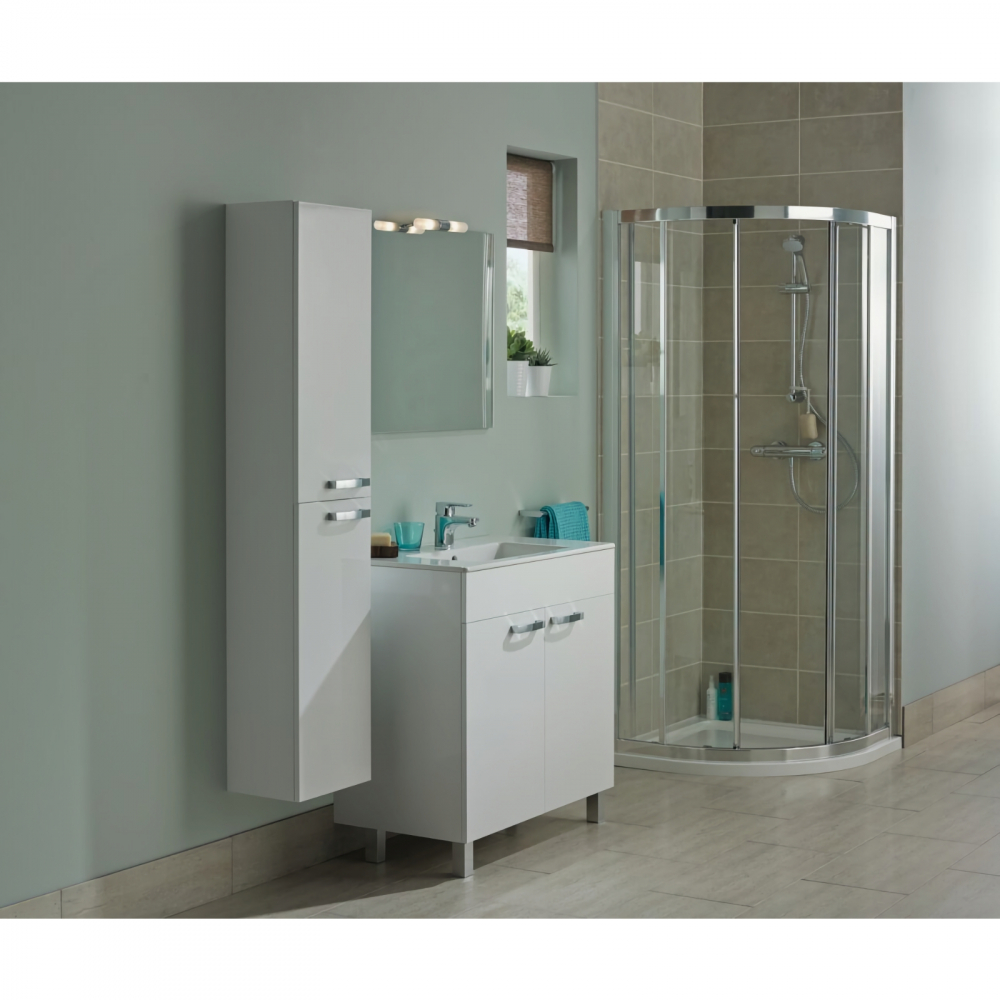 Coloana mobilier baie 1500 mm 2 usi TEMPO suspendat alb lucios Ideal Standard [3]