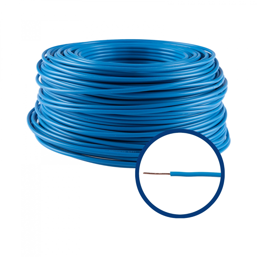 Conductor electric unifilar FY H07V-U, izolatie PVC, 2.5 mmp, 10 m, albastru [1]