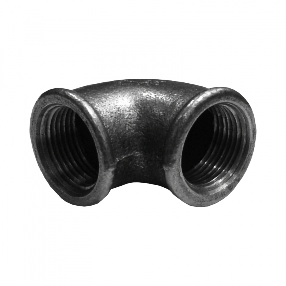 Cot 90 grade negru 1" filet interior [1]