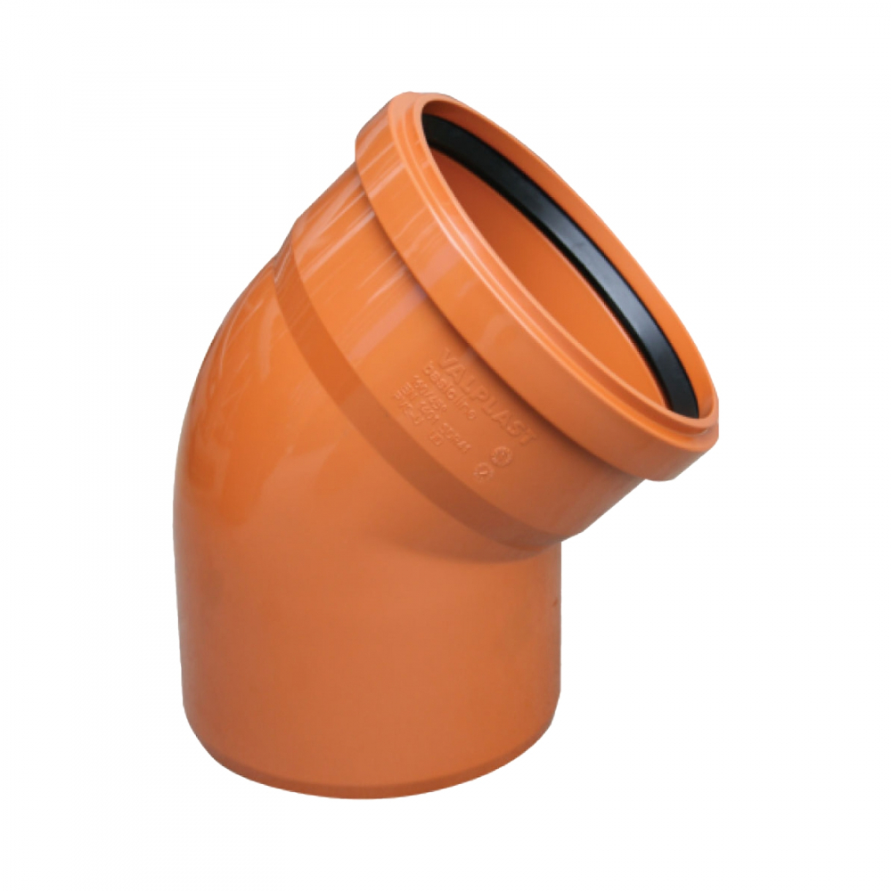 Curba canal PVC D.125 mm x 45 grade [1]