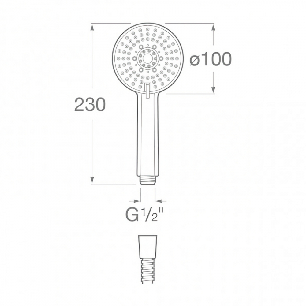 Para de dus cu 3 functii, D.100 mm Stella Roca [3]