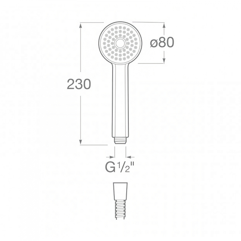 Para de dus cu o functie Stella 8 cm Roca [3]