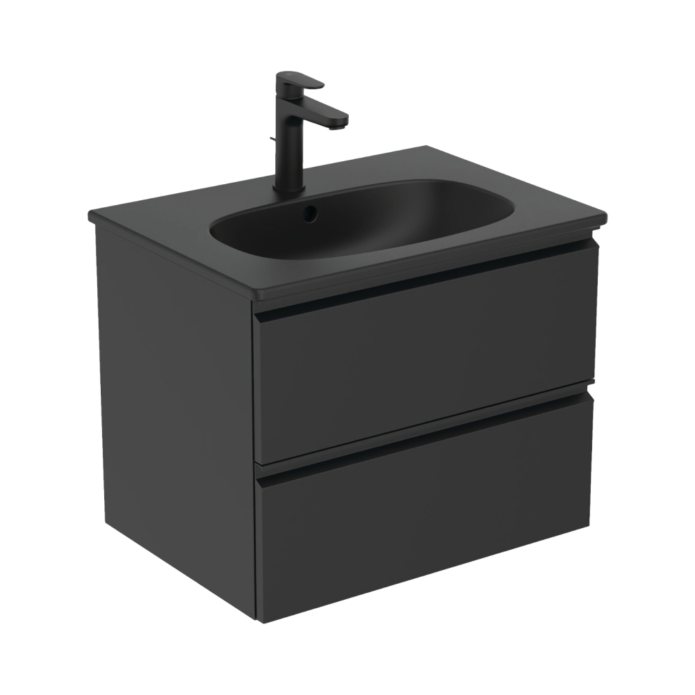 Lavoar 60 cm TESI pentru montaj pe mobilier negru mat Ideal Standard [6]