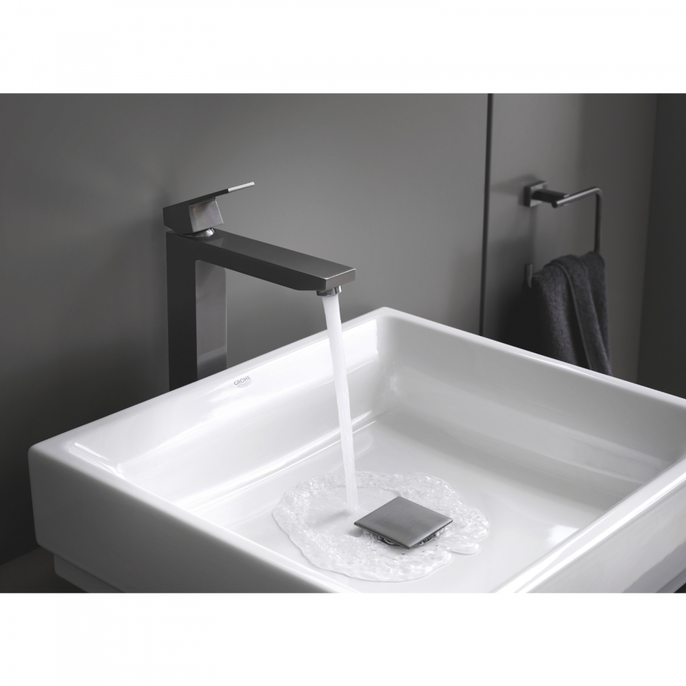 Lavoar Grohe Cube Ceramic, pe blat, 500 x 470, PureGuard, alb [3]