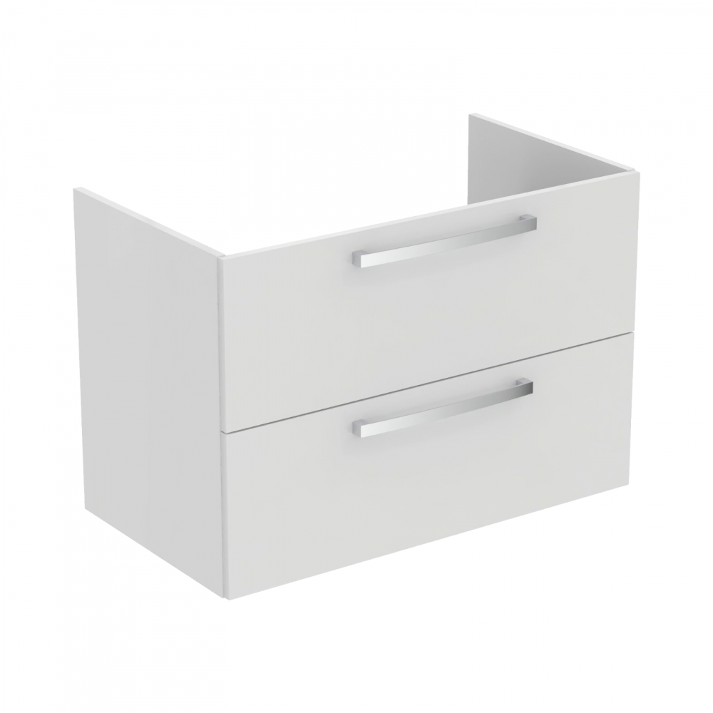 Mobilier TEMPO 800 mm suspendat 2 sertare alb lucios Ideal Standard [1]