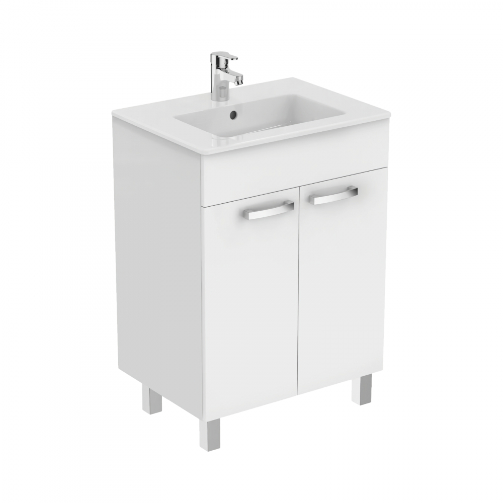 Mobilier TEMPO stativ 2 usi 600 mm alb lucios Ideal Standard [2]