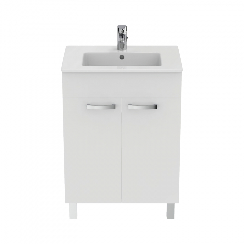 Mobilier TEMPO stativ 2 usi 600 mm alb lucios Ideal Standard [3]