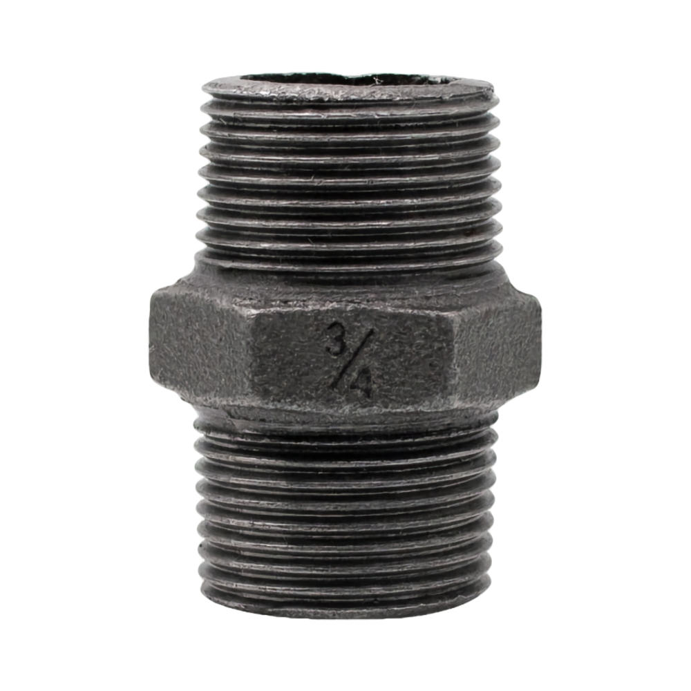 Niplu negru 3/4" filet exterior Klass [1]