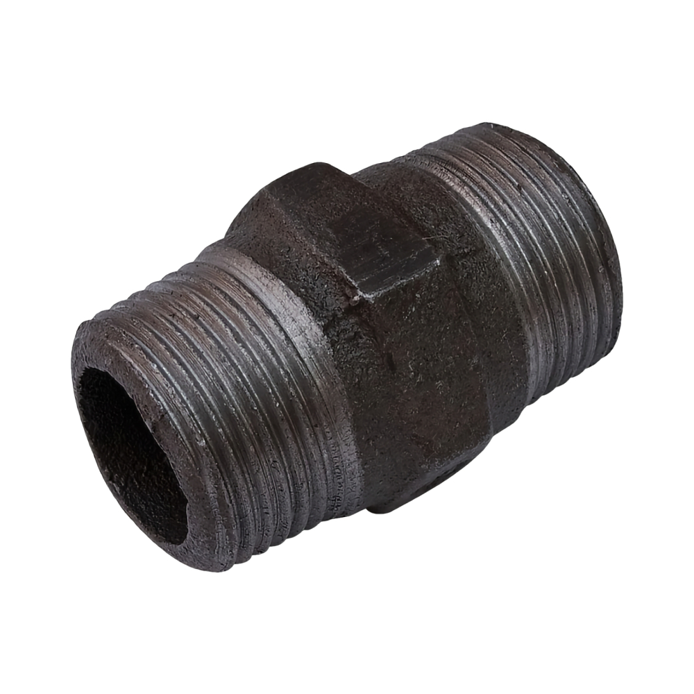Niplu negru 3/4" filet exterior [1]