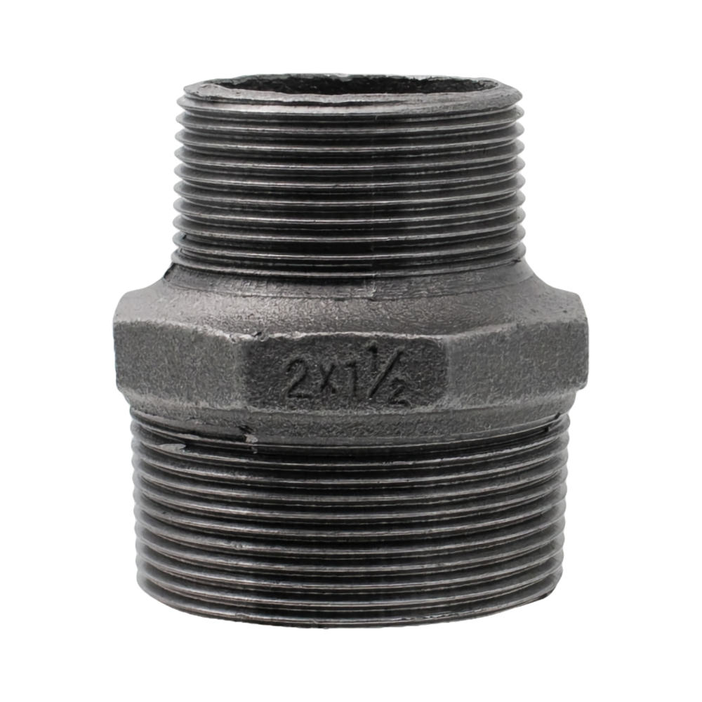 Niplu redus negru 2 x 1.1/2" filet exterior Klass [1]