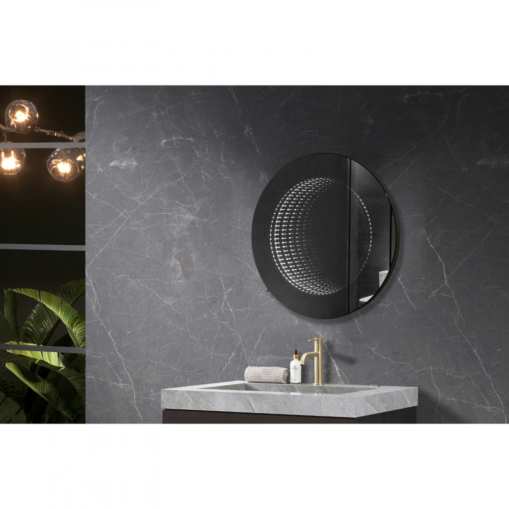 Oglinda de baie Atlantis, iluminare led 3D, 60x60 cm Belform [2]