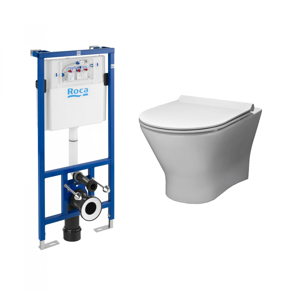 Pachet 5 bucati WC Nexo suspendat Rimless Roca [1]