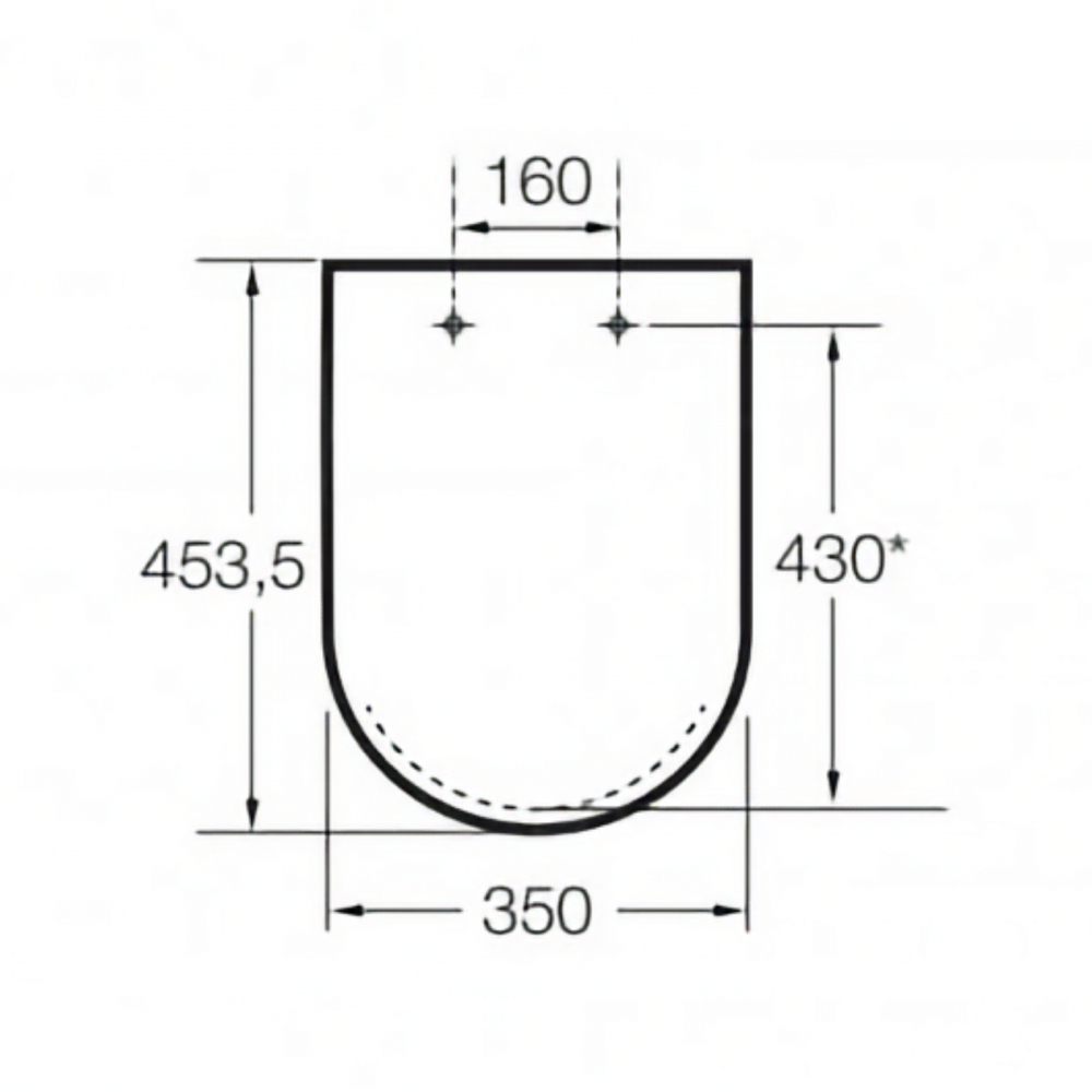 Pachet 5 bucati WC The Gap Square Rimless prinderi complet ascunse Roca [3]