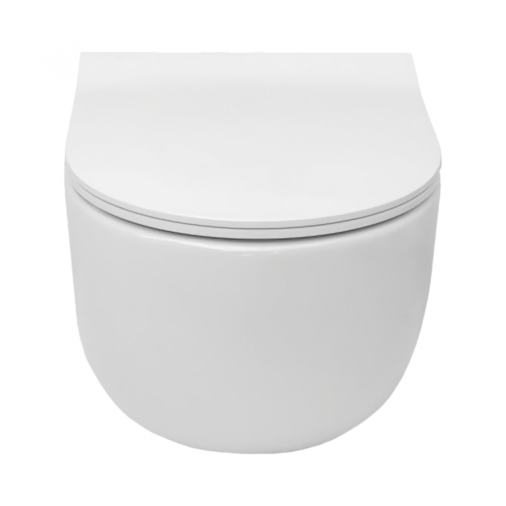 Pachet 5 bucati WC Meridian Round Rimless prinderi complet ascunse Roca [4]