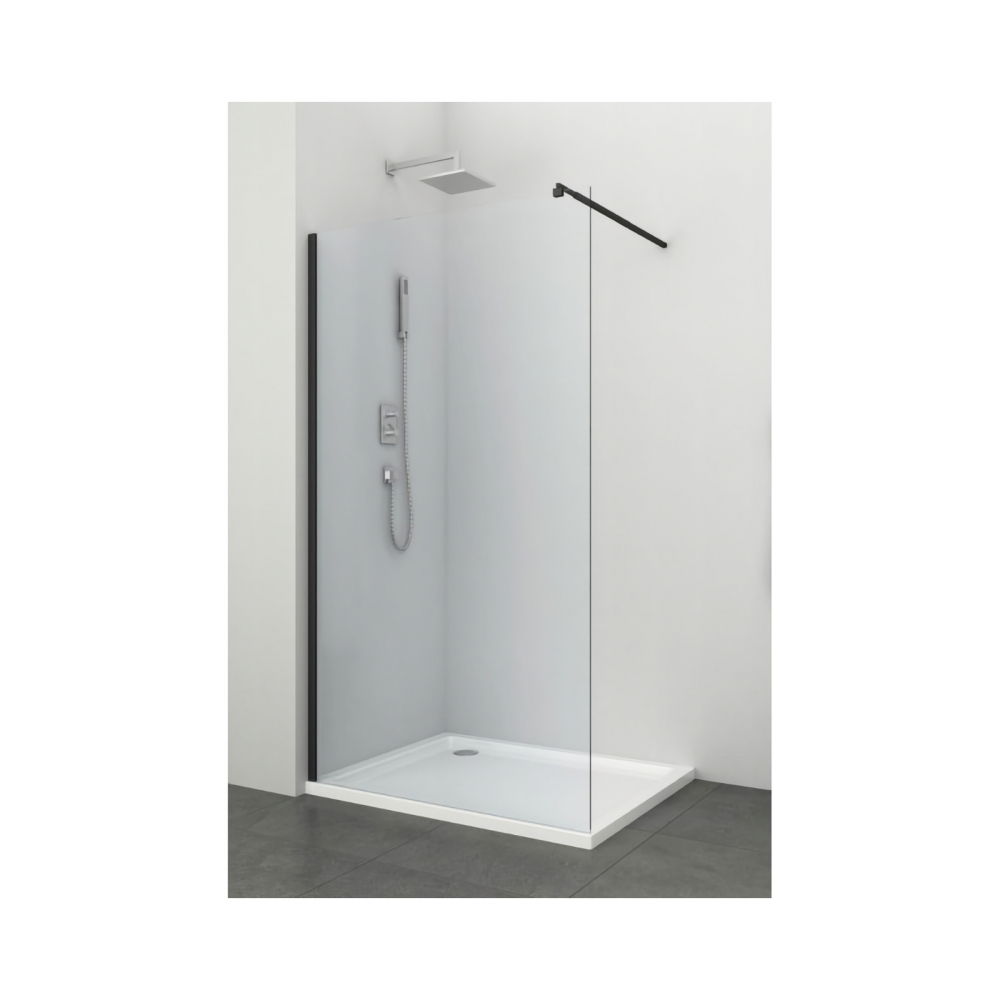 Paravan de dus Black Freedom II 128-129 x 195 cm Sanotechnik [1]