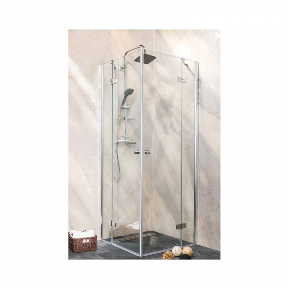 Paravan de dus Symphony 115-117 x 195 cm crom stanga Sanotechnik [1]